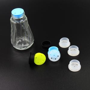 Quality Nontoxic Sturdy Breathable Silicone Stopper , Waterproof Salt And Pepper Shaker Caps for sale