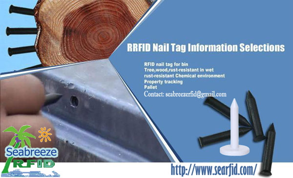 RFID nail tags / Tree tags / Plant tags / Rivet tags