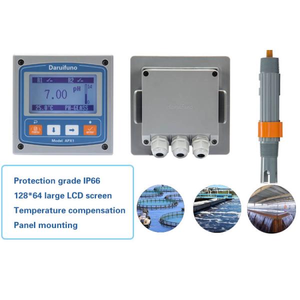 ±2000mV IP66 Industrial Online PH ORP Meter For Continuous Wastewater Monitoring