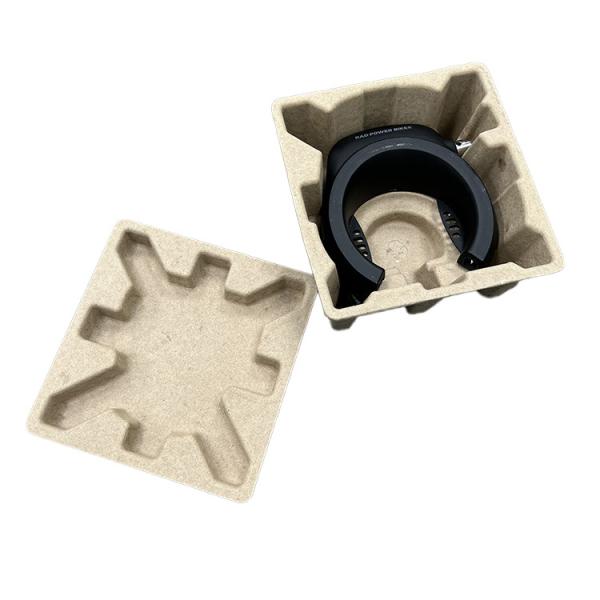 Recycled Pulp Packaging Dry Press Molded Pulp Tray Compostable Packaging Insert