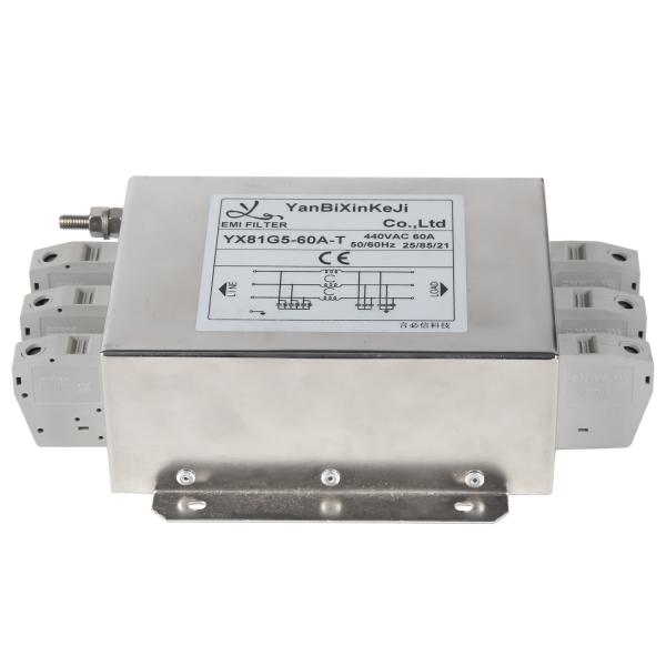 Terminal Block RFI Filter Three Phase Three Wire Filter EMI Filter 380V/440V