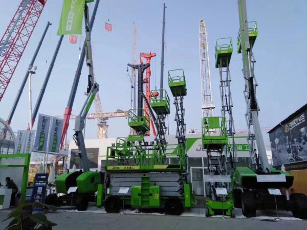 aerial construction work EWP access equipment 14m 320kg capacity elevated scissor man lift for sale