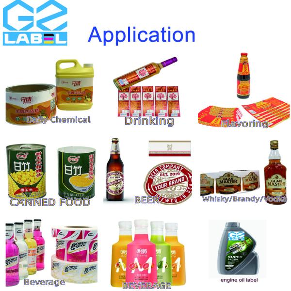 Paper Beer Bottle Label With Glossy Finish Made Of Paper Easy To Apply And Remove