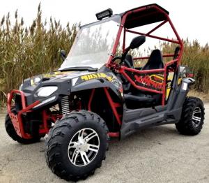Quality UTV 170 MaX Utility Vehicle Gas Golf Cart With Windshield Oversized Tires Custom Rims / Suspension for sale