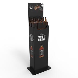 Quality Autolift Metal Whiskey Display Stand For Supermarket for sale