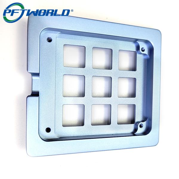 Metal Aluminium CNC Machining Components CNC Turning Parts Mechanical Keyboard Case Kit