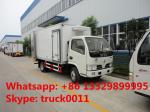 Dongfeng 4*2 LHD small refrigerated van and truck for sale ,4ton CLW brand