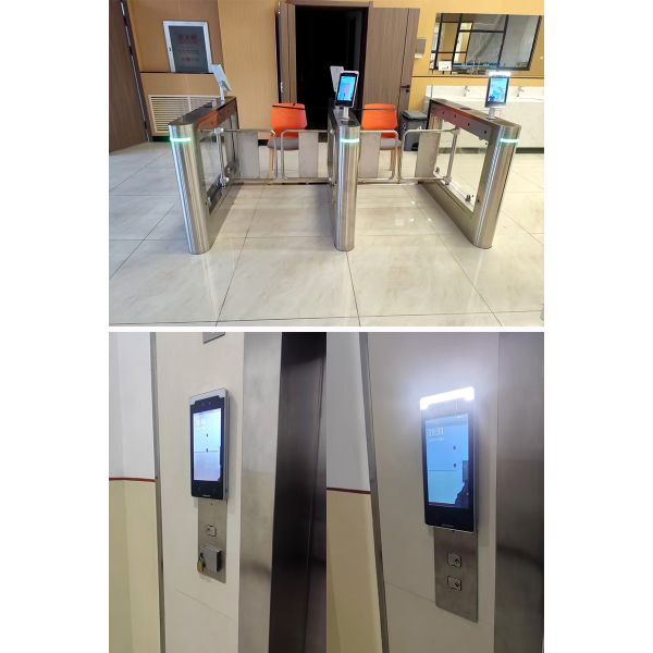 Biometric Face Recognition Access Control System IP55 With RFID Card Reader QR Code