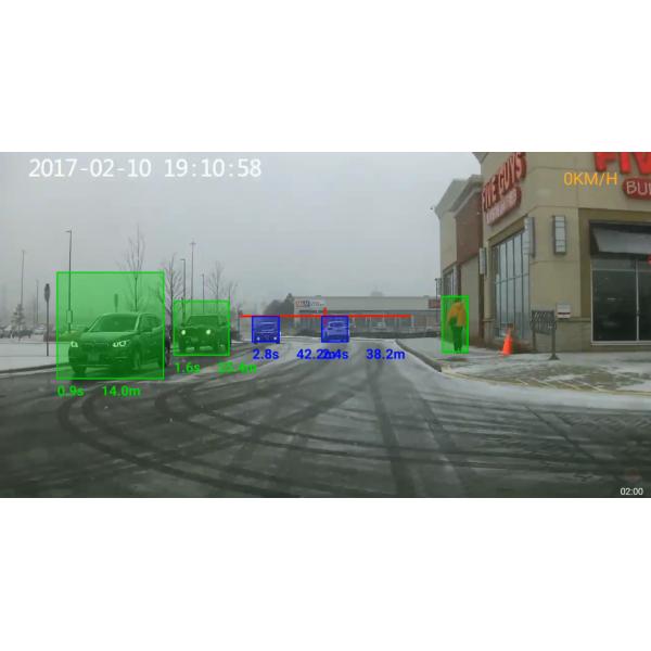 8 Core Chip ADAS Car Camera / Car Driver Assistance System ABS Material