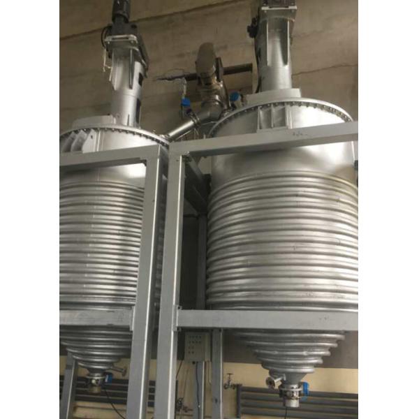 Powerful Vertical Cone Screw Blender With Storage Hoppers Low Energy Consumption