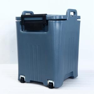 Quality Insulated Square Soup Transport Containers 45L With Wheels for sale