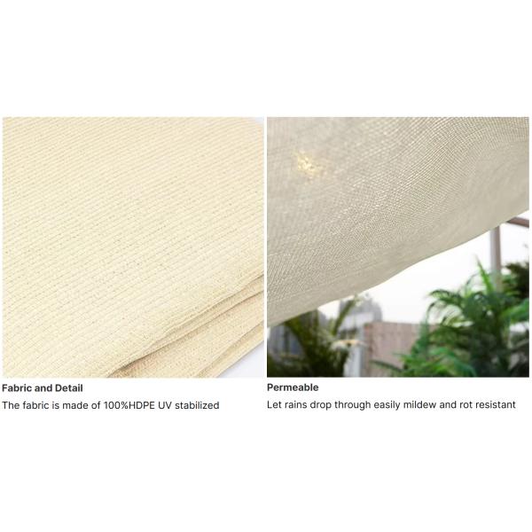 Competitive price USA market high quality triangle sun shade sail for outdoor use