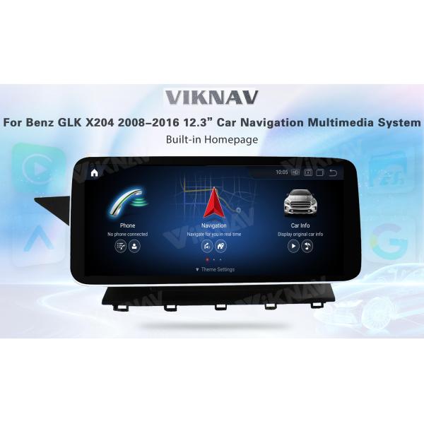Multimedia GLK Android Screen Mercedes Head Unit For Benz Class X204 2008-2016