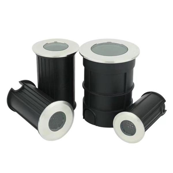 Steel Glass 7W LED Underground Lamp IP67 3000K Waterproof