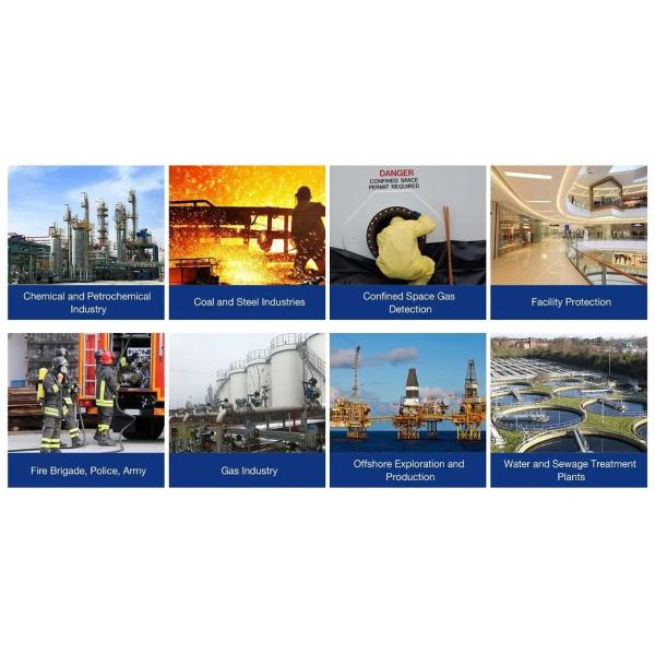 Portable Multi Gas Detector 5 In 1 Analyzer CH4 CO H2S O2 VOCs