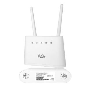 Quality Mobile Hotspot RJ45 RJ11 LAN 2.4 G WiFi Router , Dual SIM 4G LTE Router for sale