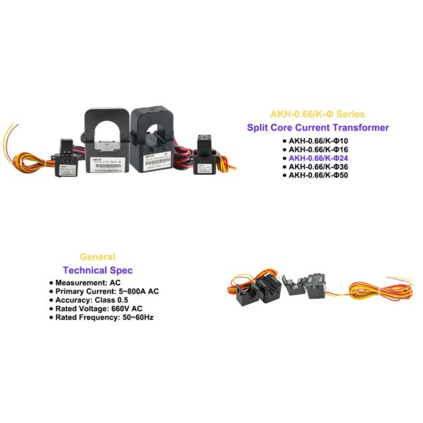 Acrel Split Core Current Transformer AKH-0.66/K