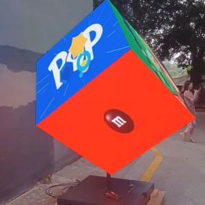 Magic Square Rotating Custom Led Display Video Wall