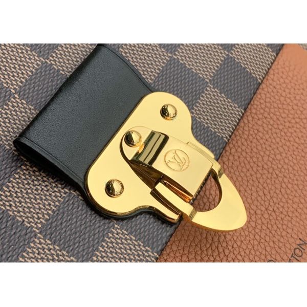 M40108 M40109 M401130 M40312 Damier Ebene Carvas And Soft Cowhide With Unique Design Chain Cross-Body Bag