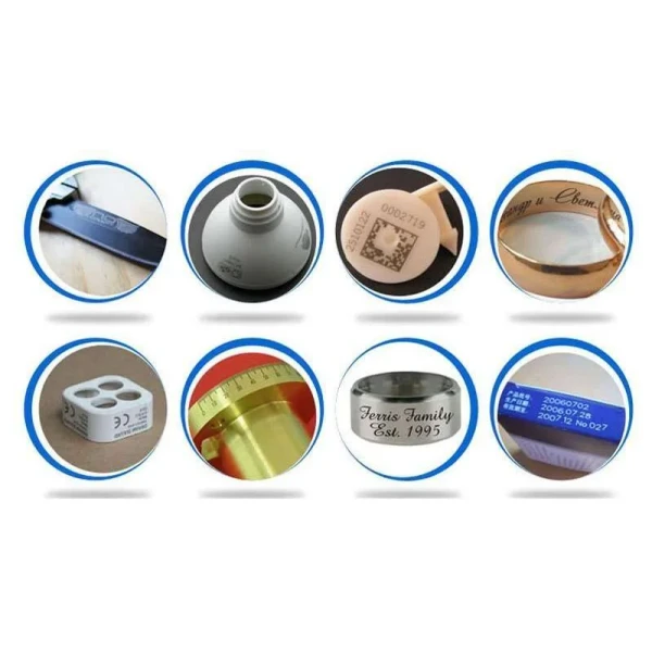Small Handheld Fiber Laser Marking Machine 20W Compact Laser Engraver For Metal