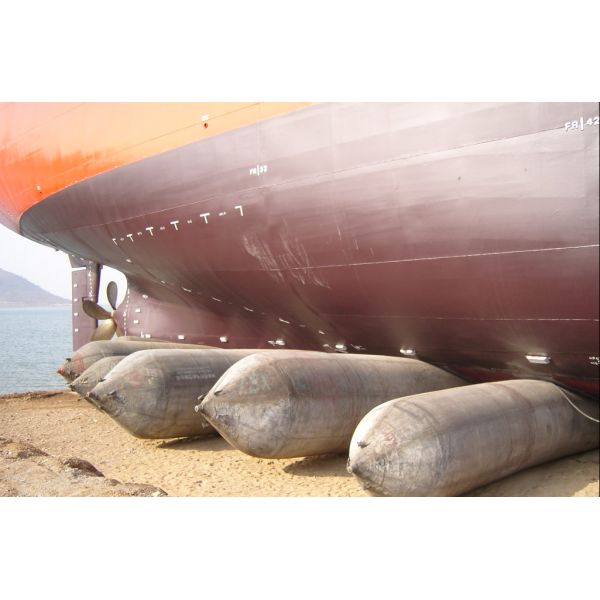 Ship Launching Landing Inflatable Rubber Airbags Customizable