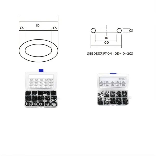 Nitrile Silicone Rubber O-ring Repair Kit Custom Silicone Rubber Parts Faucet Sealing Valve