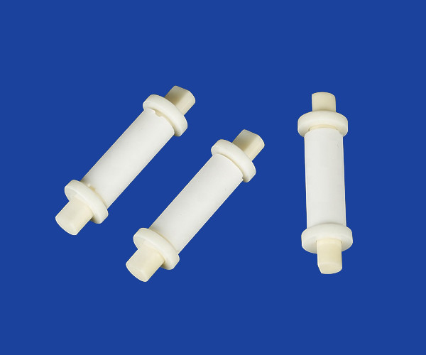 mechanical ZrO2 Shaft / Zirconia Ceramic Bar Ceramic Impeller Shaft For Pump High Precision