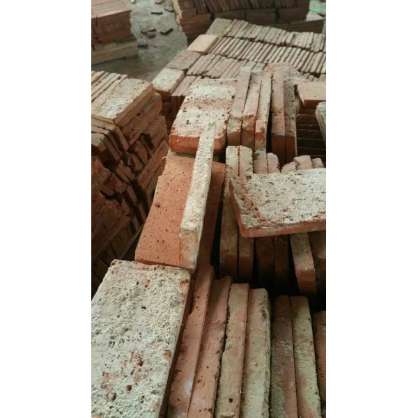 Red Clay Old House Bricks , Old Looking Bricks For Coffee Bar Antique Style