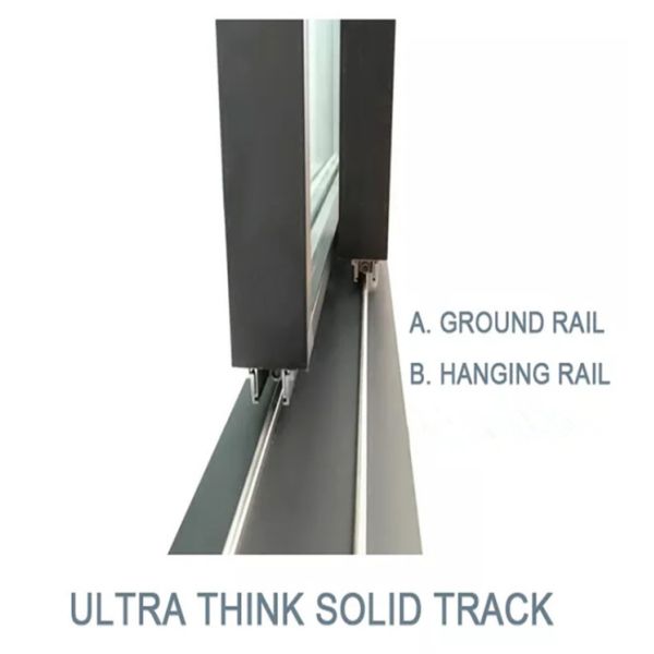 Toughened Glass Push Pull Sliding Door Partition Soundproof