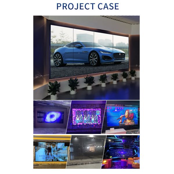 55 Inch LG SCREEN 3.5mm Splicing Advertising Lcd Video Wall Mount Airport Led Splicing Screen Suppliers Video Wall Display