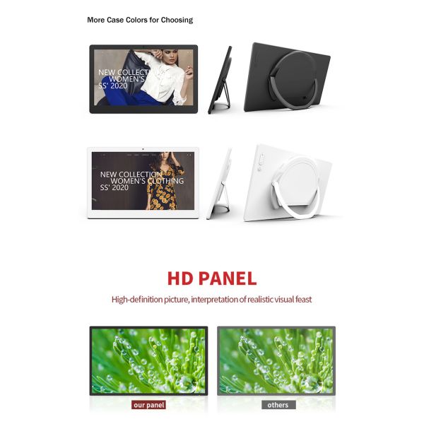 Android 7.1 Hd Media Player Bluetooth 4.0 Lcd Advertising Screen