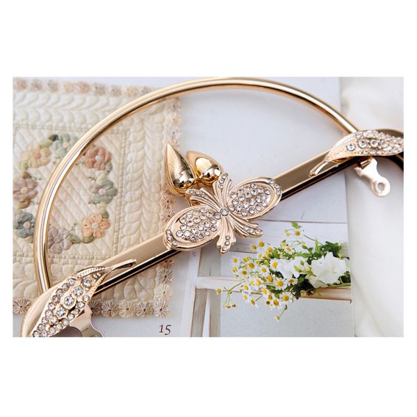 DIY Fashionable Metal Kiss Lock Purse Clutch Frames