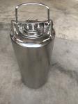 5 Gallon Ball Lock Soda Keg With Pressure Relief Valve And Lids