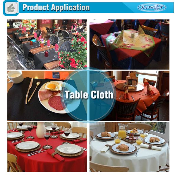 Individual Packing Overseas Stable Uniformity Disposable Tablecloths Nonwoven Fabric