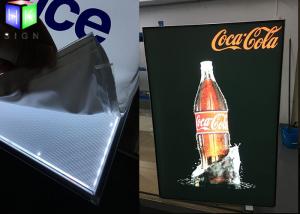 Quality Outdoor Aluminum Frameless Fabric Light Box Advertising 28 mm Thickness for sale