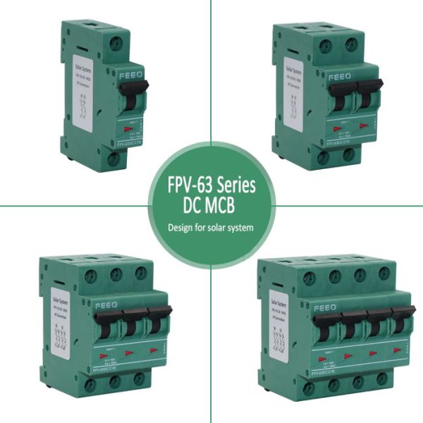C Curve TUV Standard 63A DC Rated Circuit Breakers