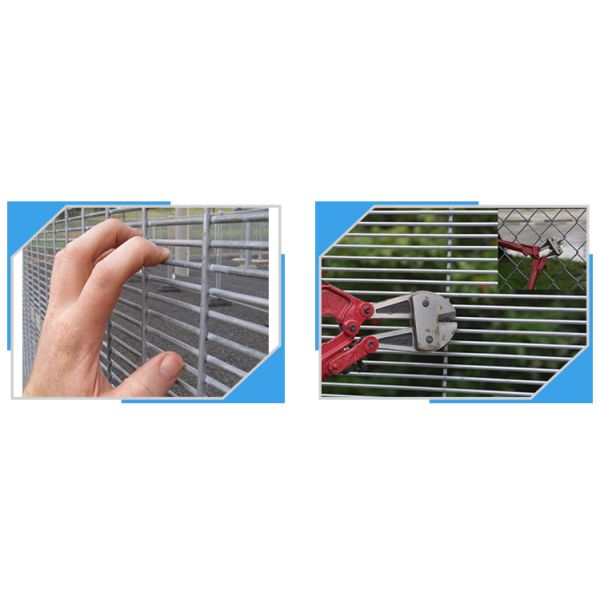 Multi Function High Security Fence / Security Mesh Panels 76.2mm*12.7mm