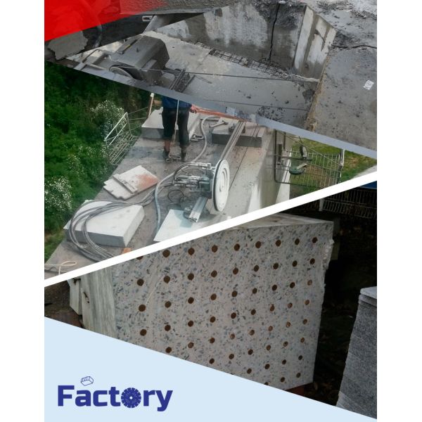 Customized Color Concrete Cutting Tools Sintering Diamond Wire Saw For Wet Cutting Demolition