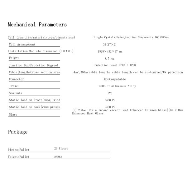 HJT CELLS 65W 70W 75W BIPV Solar Tiles Rectangular Tempered Glass Black Solar PV Panels UL Listed / CE Certified