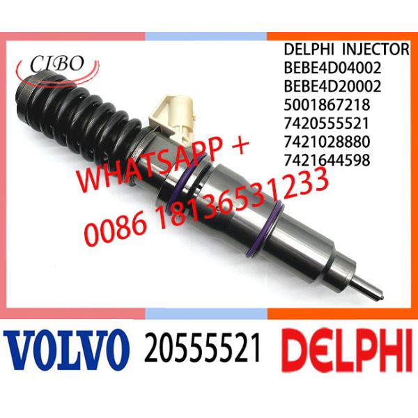 Diesel Injector 20555521 BEBE4D04002 BEBE4D20002 5001867218 21028880 85003042 E3.18 for REN-AULTT 11LTR EURO3 HI
