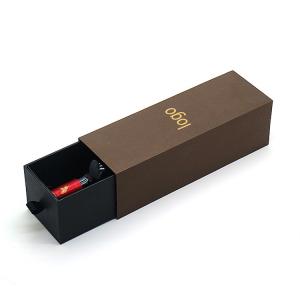Champagne Paper Box Packaging Single Bottle Gift Red Wine Luxury Rectangle