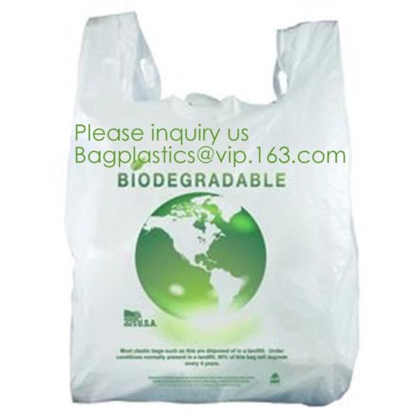 Organic Recycling and compostable bag,Eco friendly Compostable,compostable biobased plastic tshirt bag bagease bagplasti