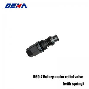 China Rotary motor relief valve(with spring) R60-7 For Power Parts Heavy Equipment EXCAVATOR Rotary motor spare part on sale