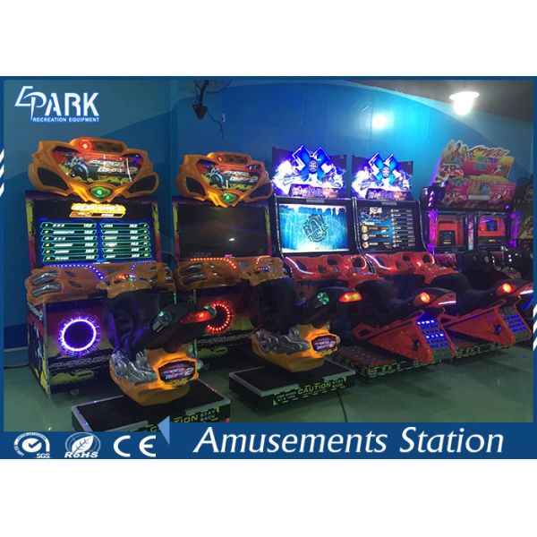 42 Inch Screen Electronic Arcade Racing Game Machine For Entertainment Center