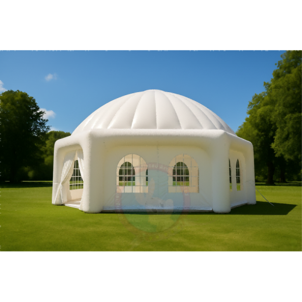 Custom Durable White Wedding Festival Celebration Tent Giant Inflatable PVC Palace Tent for Outdoor Exhibitions Weddings Events