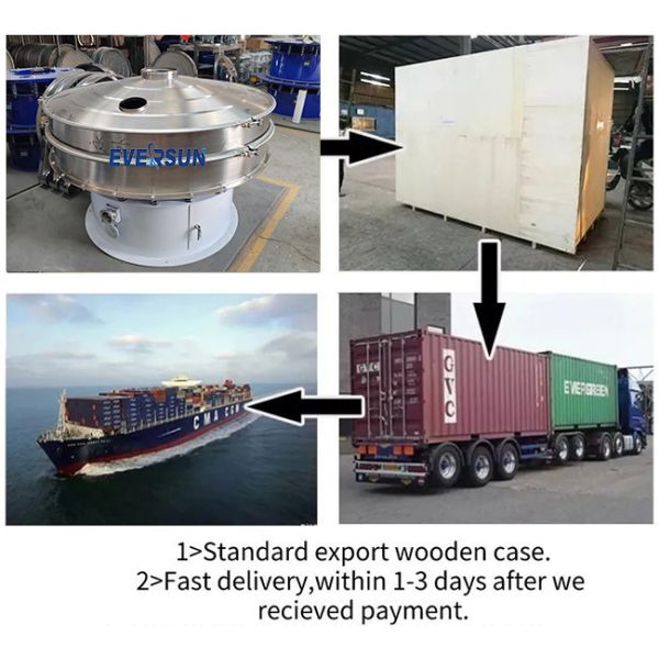 Low Noise Vibro Sieve Machine Vibro Screening Machine For Particle Powder Separation