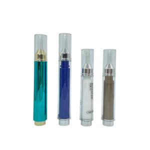 Quality PETG/ABS/PP Cosmetic Syringe Shape 10ml 15ml Airless Bottle for sale