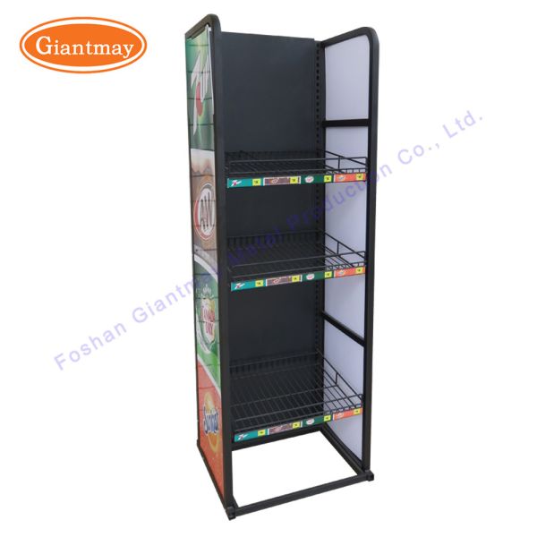 Retail Shop Potato Chip Candy Basket Display Stand