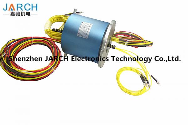 Buy 4 Channels Electro Rotary Joint 6 Circuits slip ring Multi Sigle Mode With Aluminum Housing Material fiber optic joint at wholesale prices