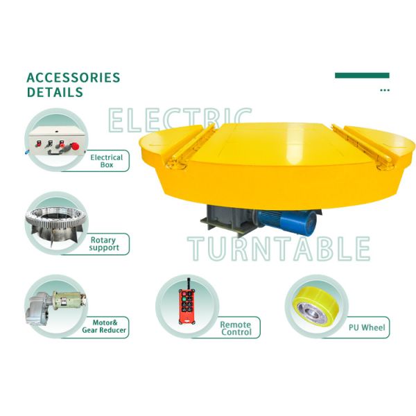Factory 30t Electric Turntable Transfer Cart